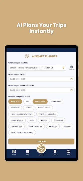 CrewVIP — Smart planner