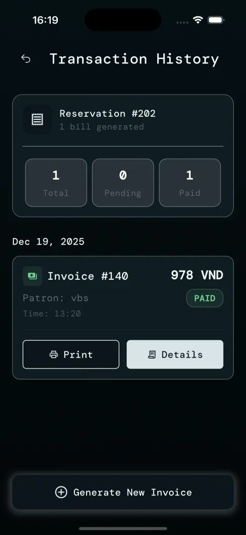 OWLX — Transactions
