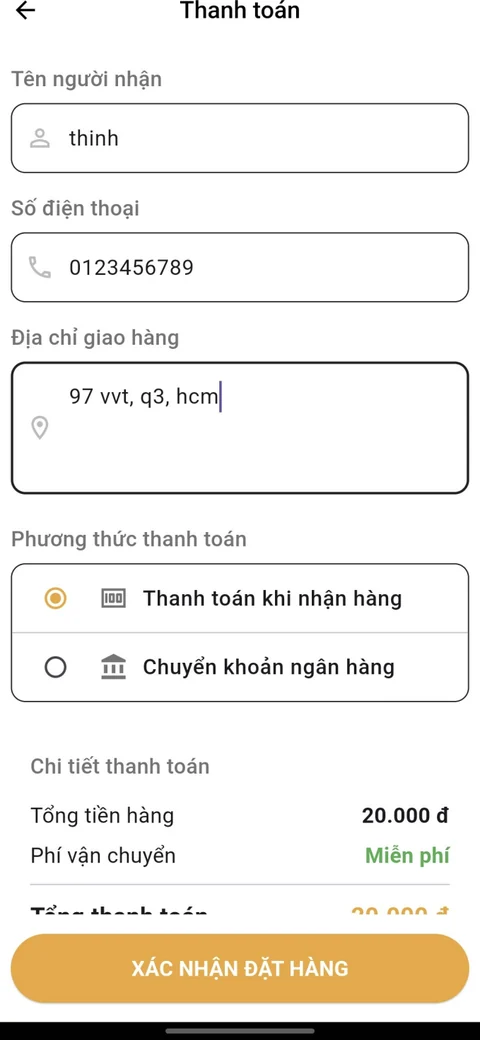 YumYard — Checkout